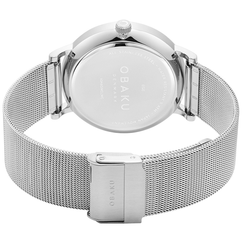 Obaku Denmark V246GMCLMC EGE - CYAN zegarek klasyczny Slim - miniatura 4