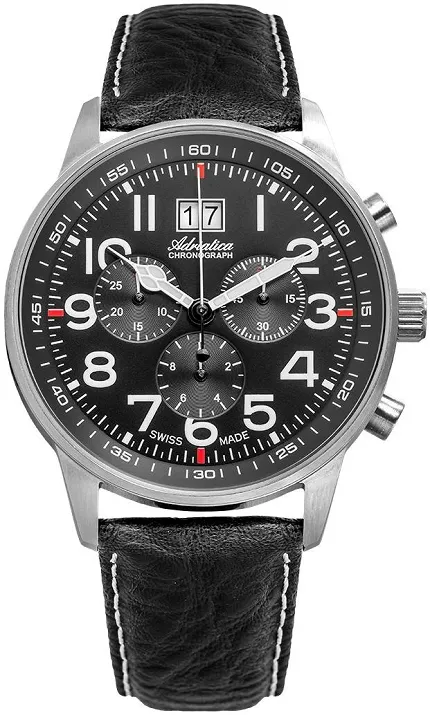 zegarek Adriatica A10765224CH srebrny Pasek - zdjęcie 1