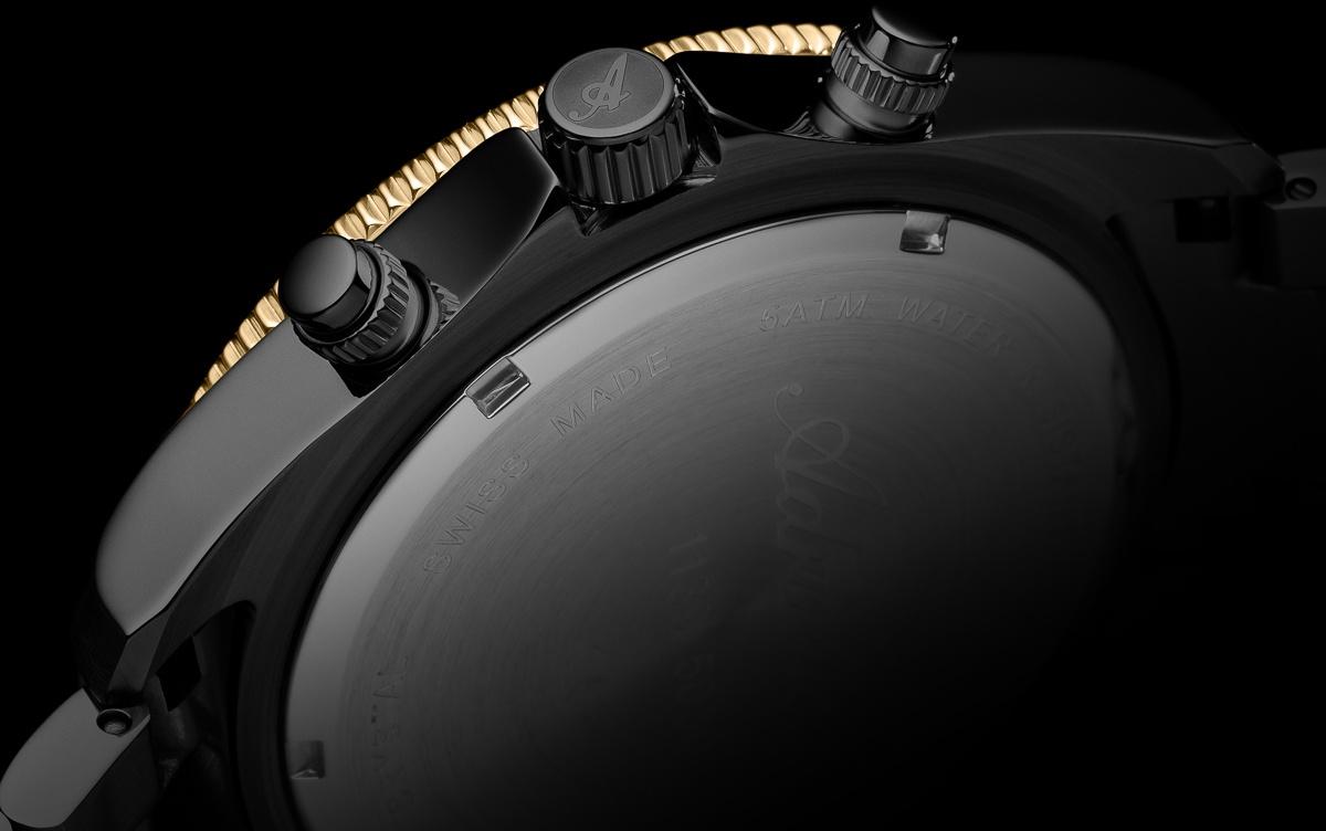zegarek Adriatica A1139B114CHN kwarcowy męski Bransoleta Sapphire Chronograph - miniatura 6