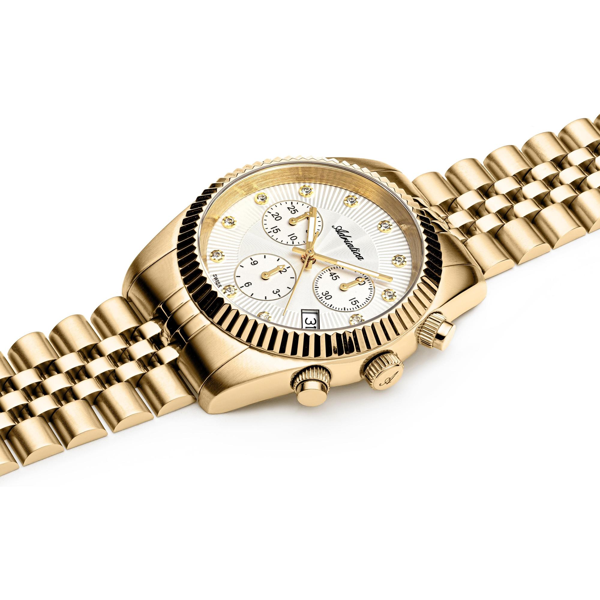 zegarek Adriatica A38091143CH kwarcowy damski Damskie Classic Chronograph - miniatura 6