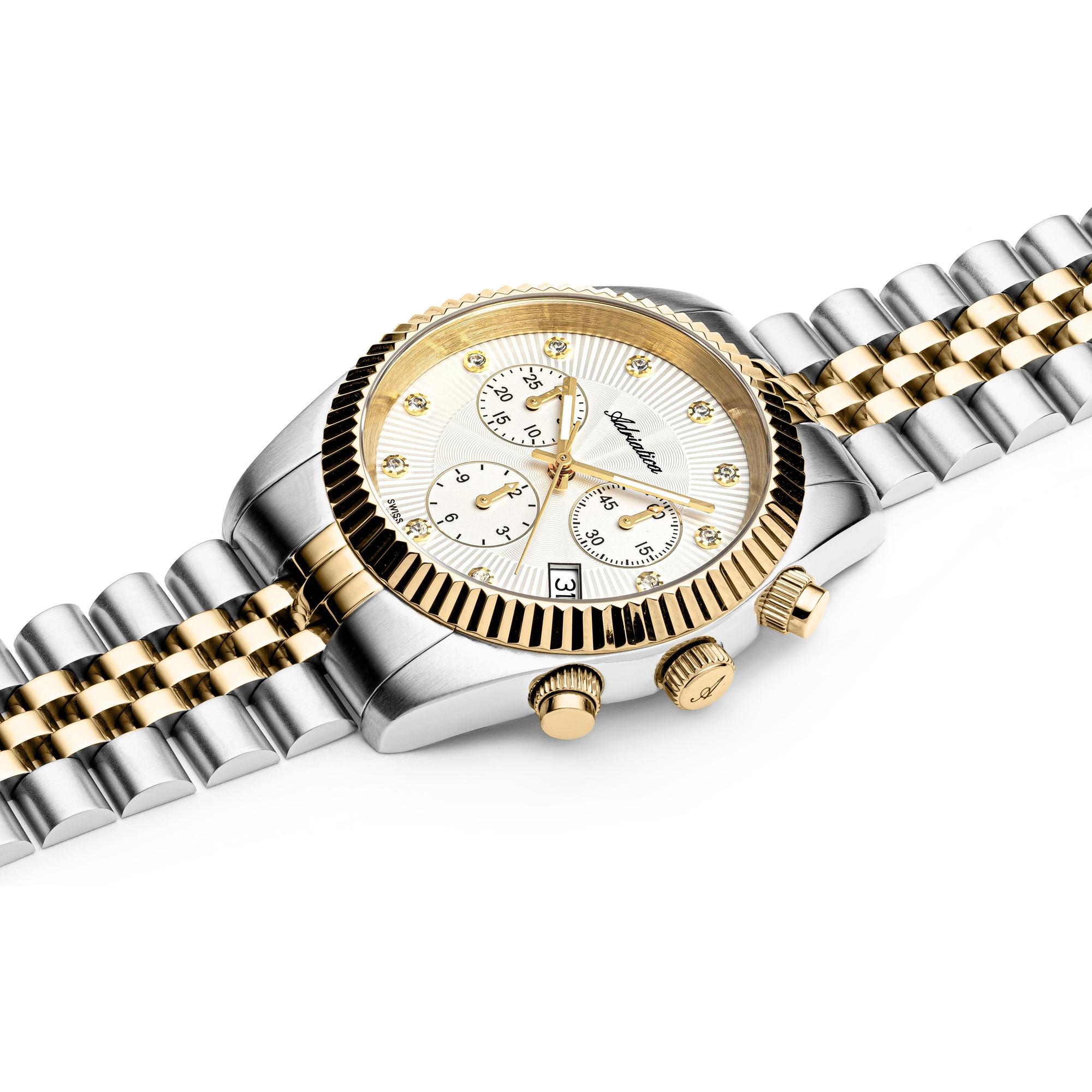 zegarek Adriatica A38092143CH kwarcowy damski Damskie Classic Chronograf - miniatura 6