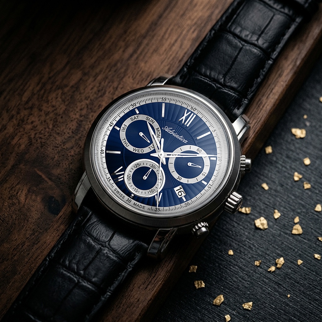 zegarek Adriatica A81935265CH męski z chronograf Pasek