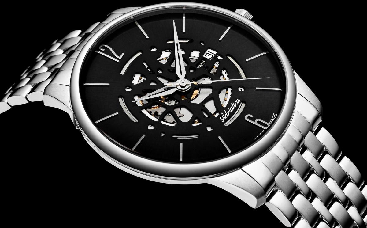 zegarek Adriatica A82695116A srebrny Automatic - miniatura 7