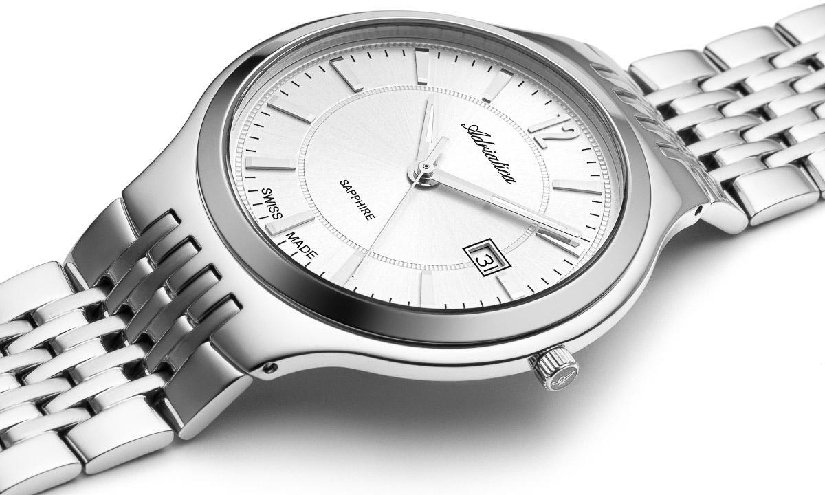 zegarek Adriatica A82965153Q Bransoleta szafirowe