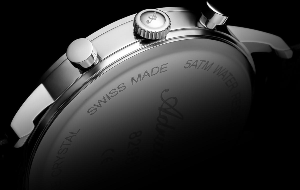 zegarek Adriatica A829852B3CH Chronograph Pasek szafirowe