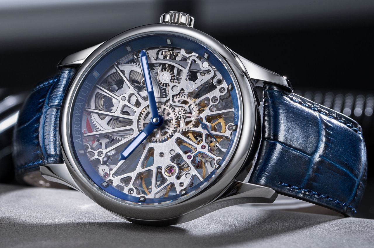 zegarek Aerowatch 50981-AA19 srebrny Renaissance - miniatura 4