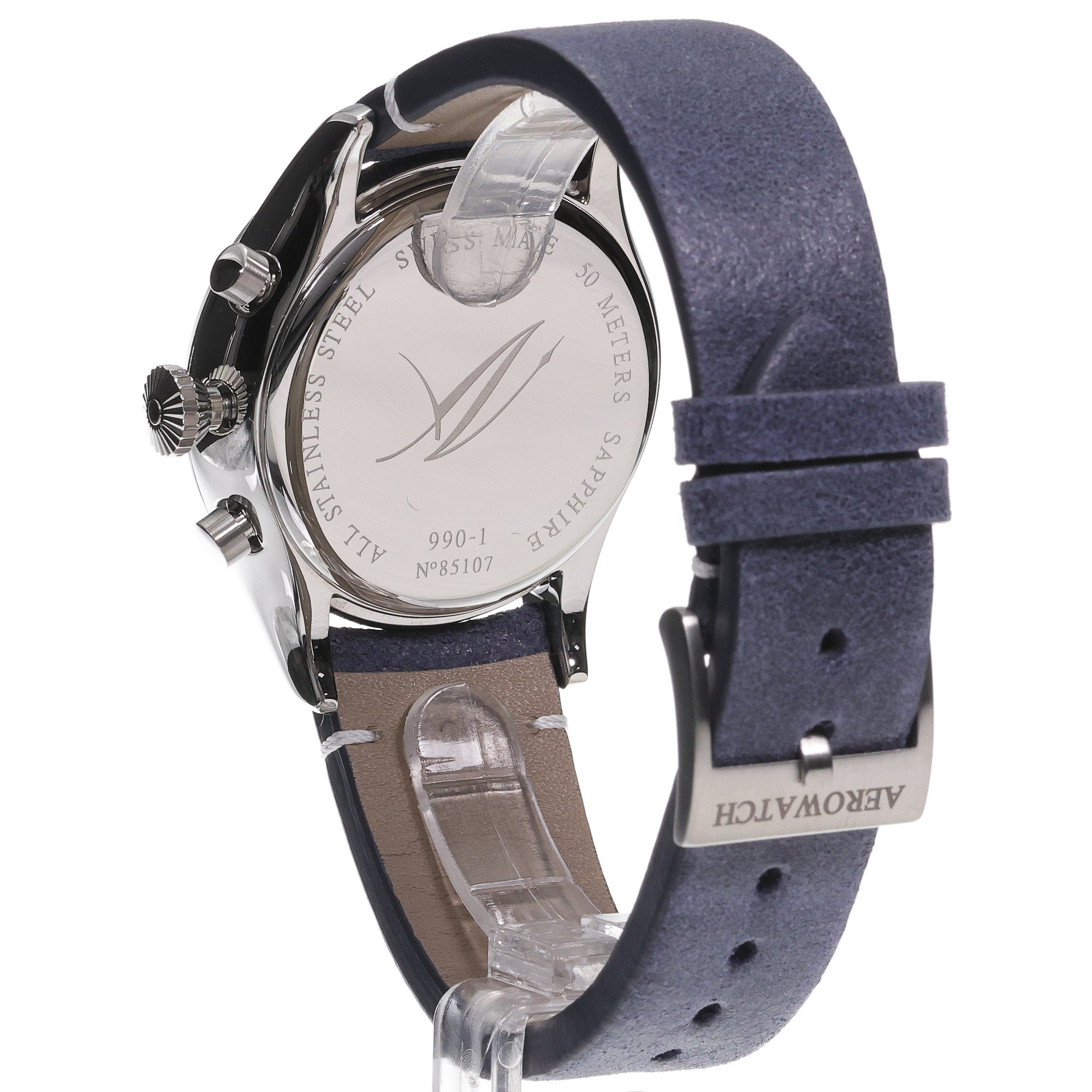 zegarek Aerowatch 79990-AA05-CU LES GRANDES CLASSICQUES QUARTZ męski z tachometr Les Grandes Classiques