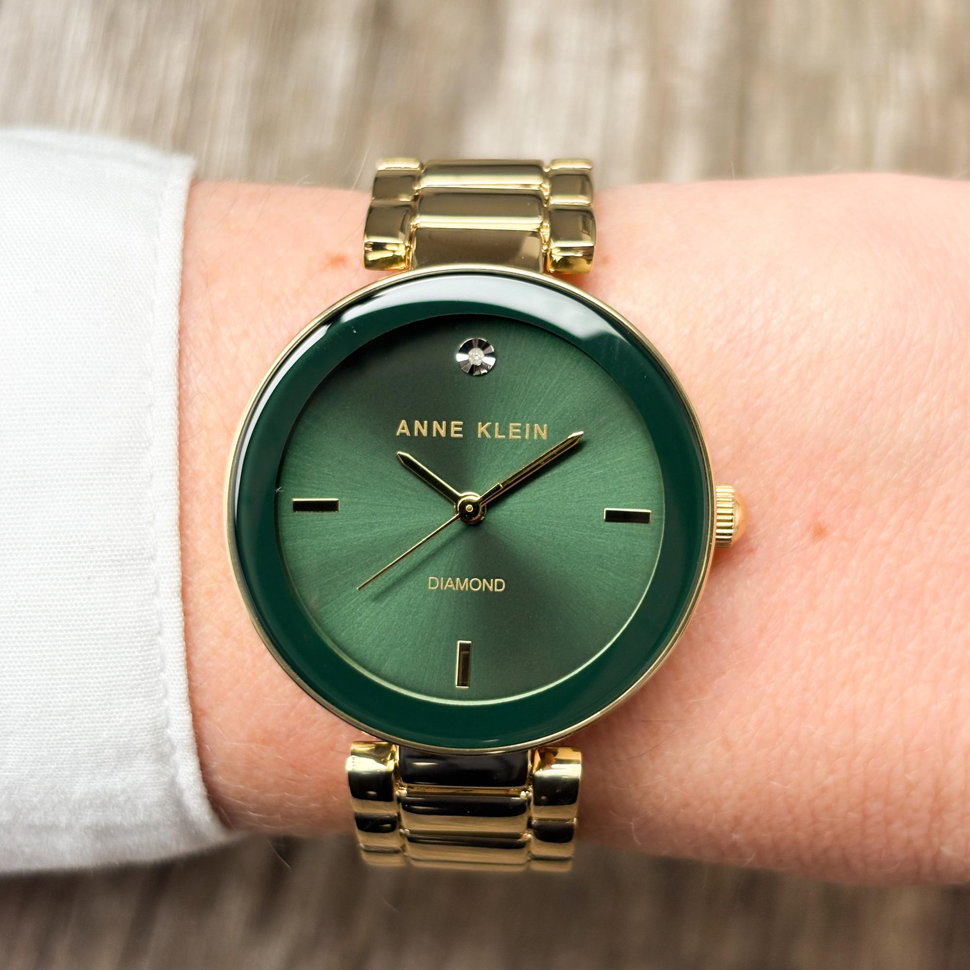 zegarek Anne Klein AK-1362GNGB złoty Bransoleta - miniatura 8