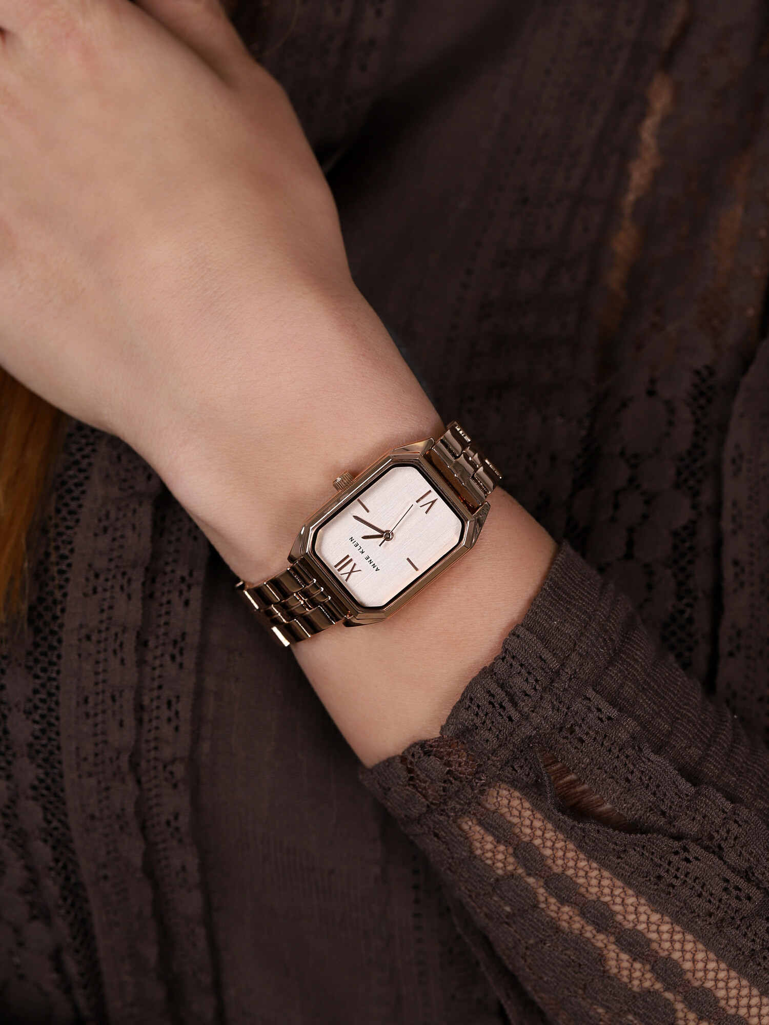 Rose Gold-Tone Anne Klein AK-3774RGRG - hover