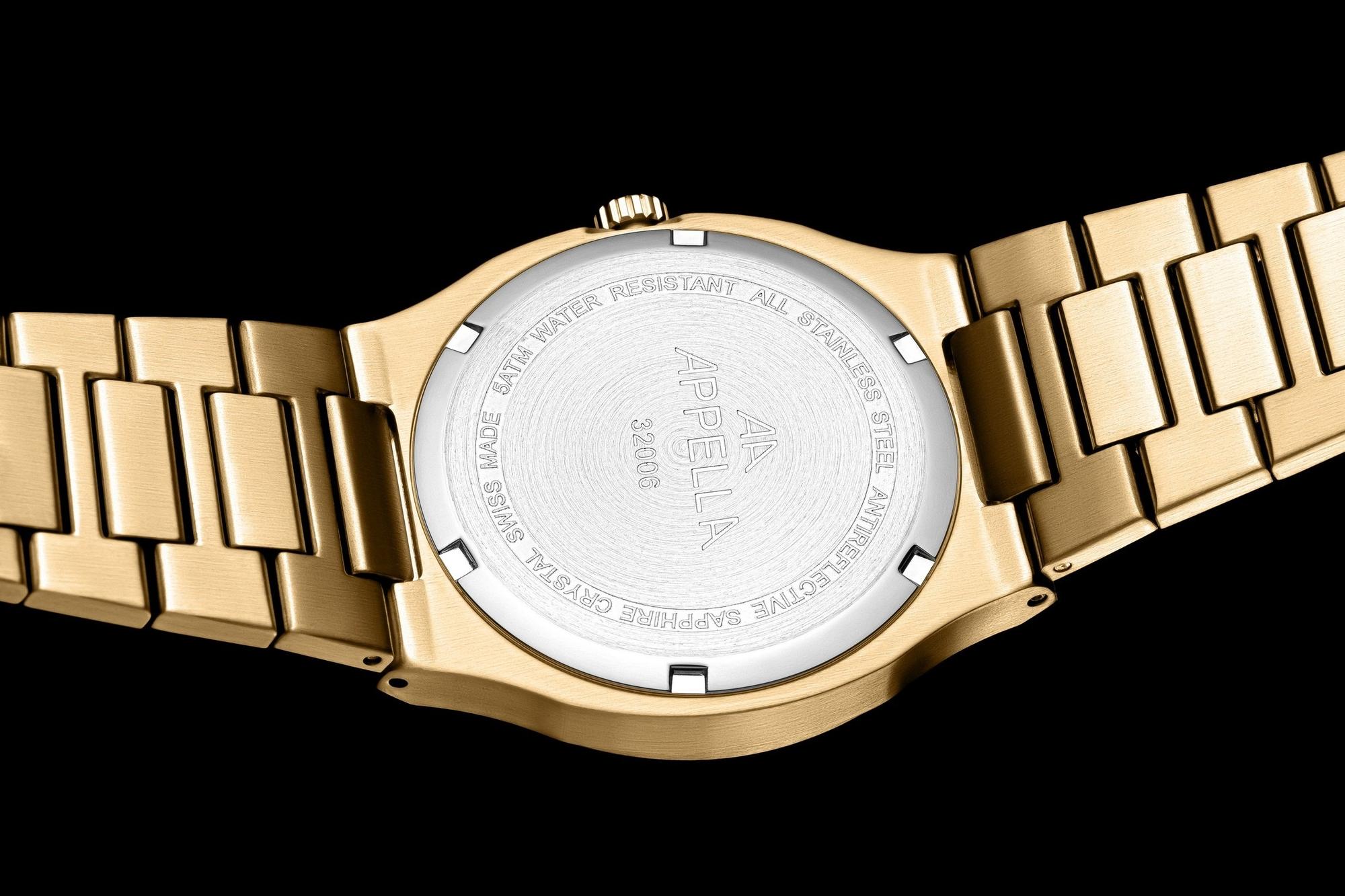 zegarek Appella L320061176QD złoty Diamonds - miniatura 7