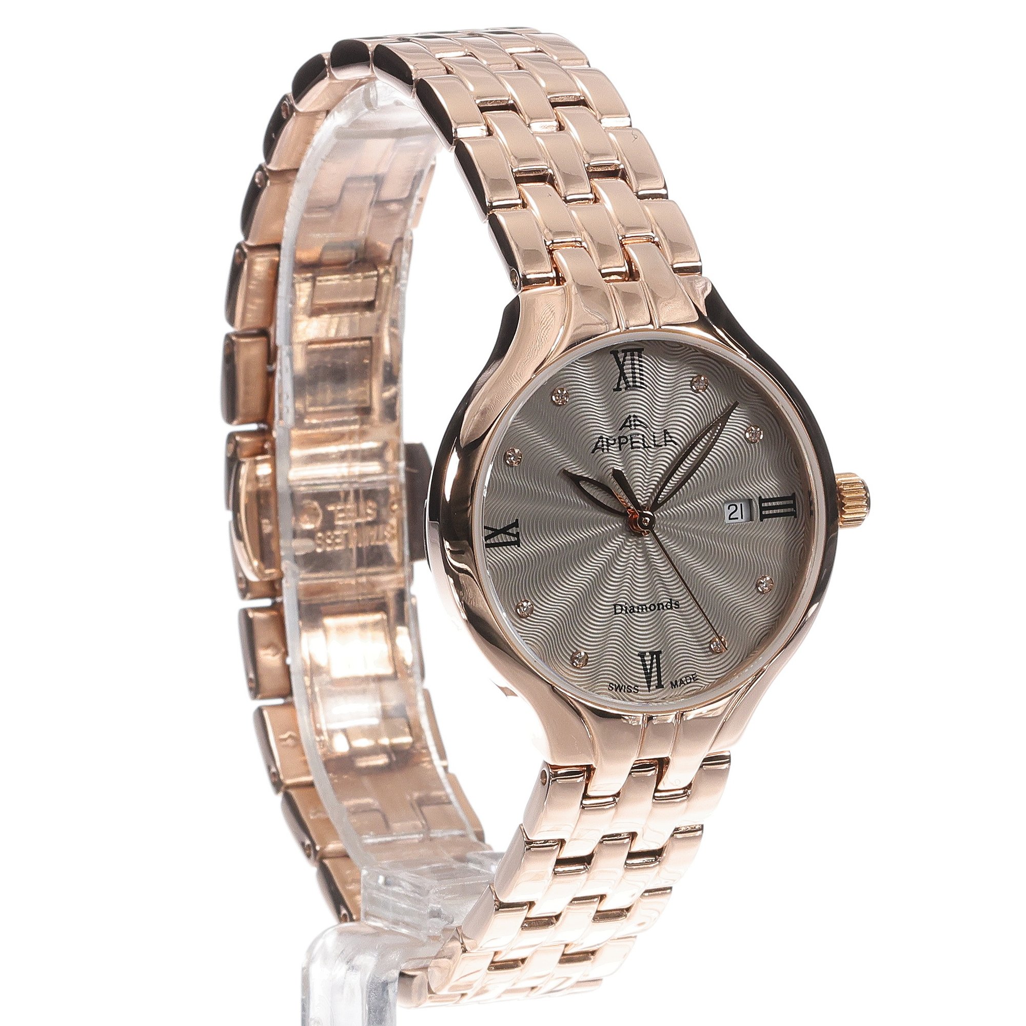 zegarek Appella L500009187DQ różowe złoto Diamonds - miniatura 3