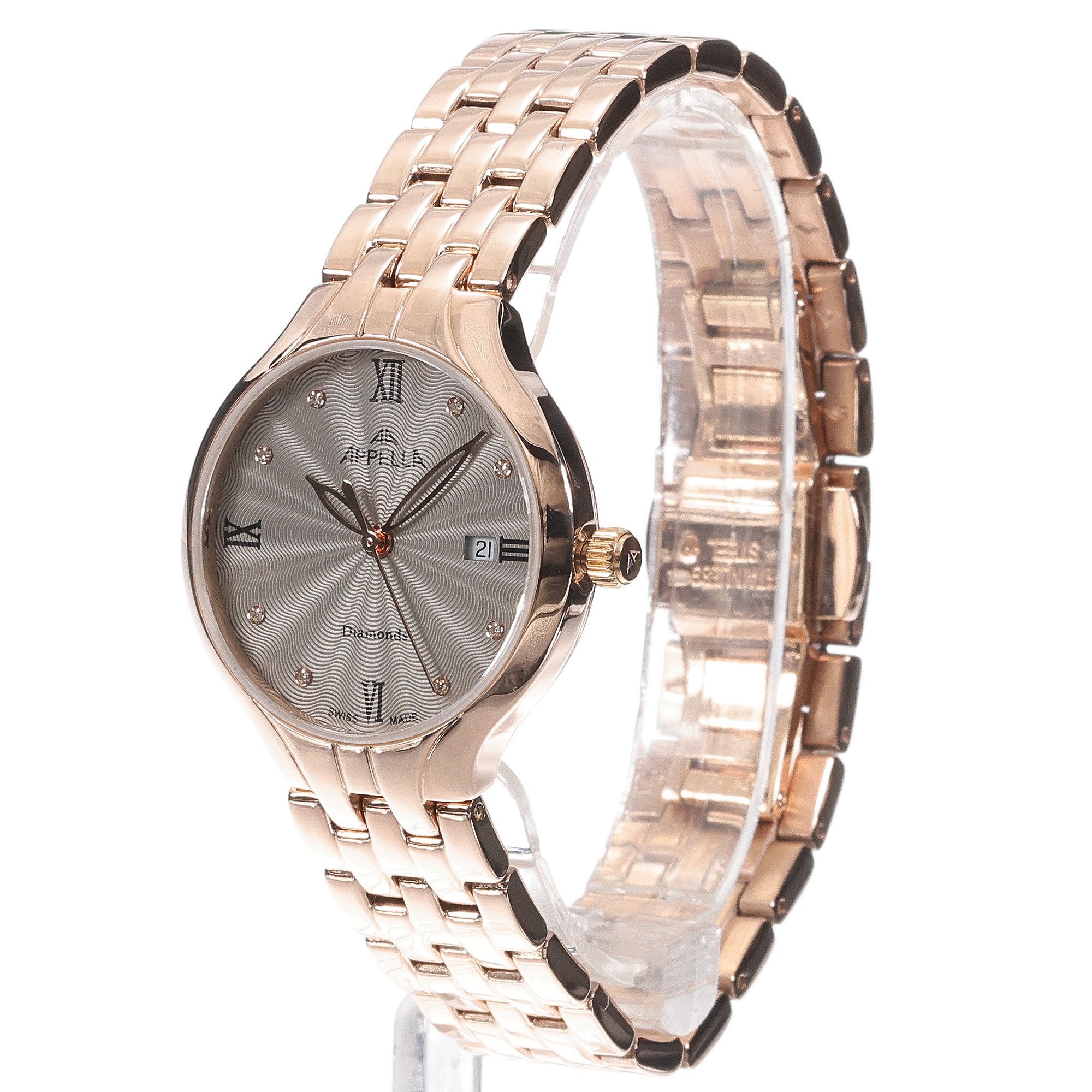 zegarek Appella L500009187DQ różowe złoto Diamonds - miniatura 2