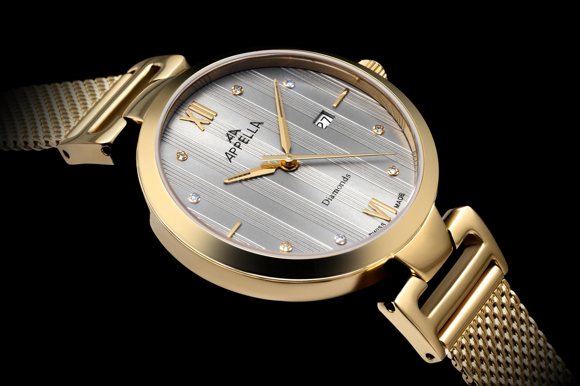 zegarek Appella L500011187DQ kwarcowy damski Diamonds - miniatura 5