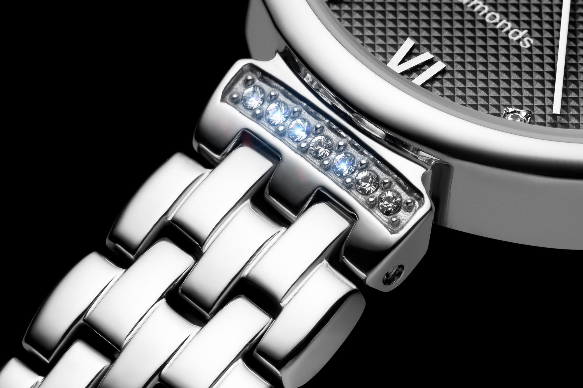 zegarek Appella L500065187DQ srebrny Diamonds - miniatura 8