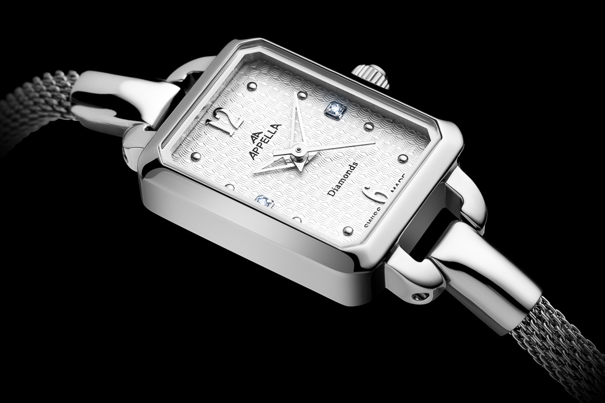 zegarek Appella L500095173DQ srebrny Diamonds - miniatura 7