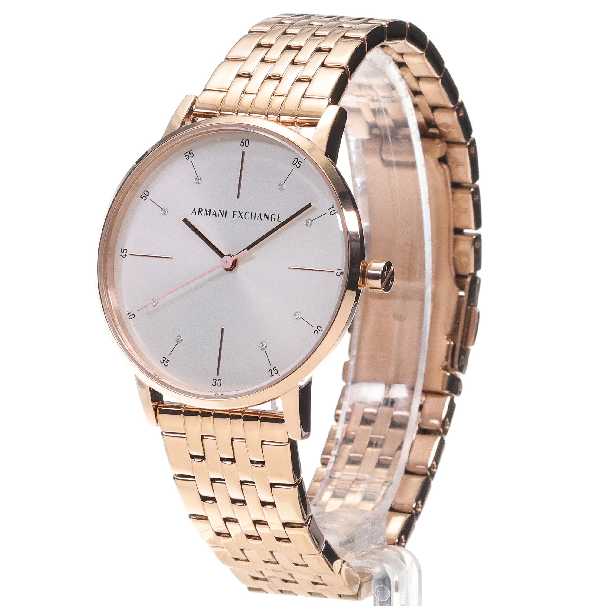 zegarek Armani Exchange AX7145SET różowe złoto Fashion - miniatura 2