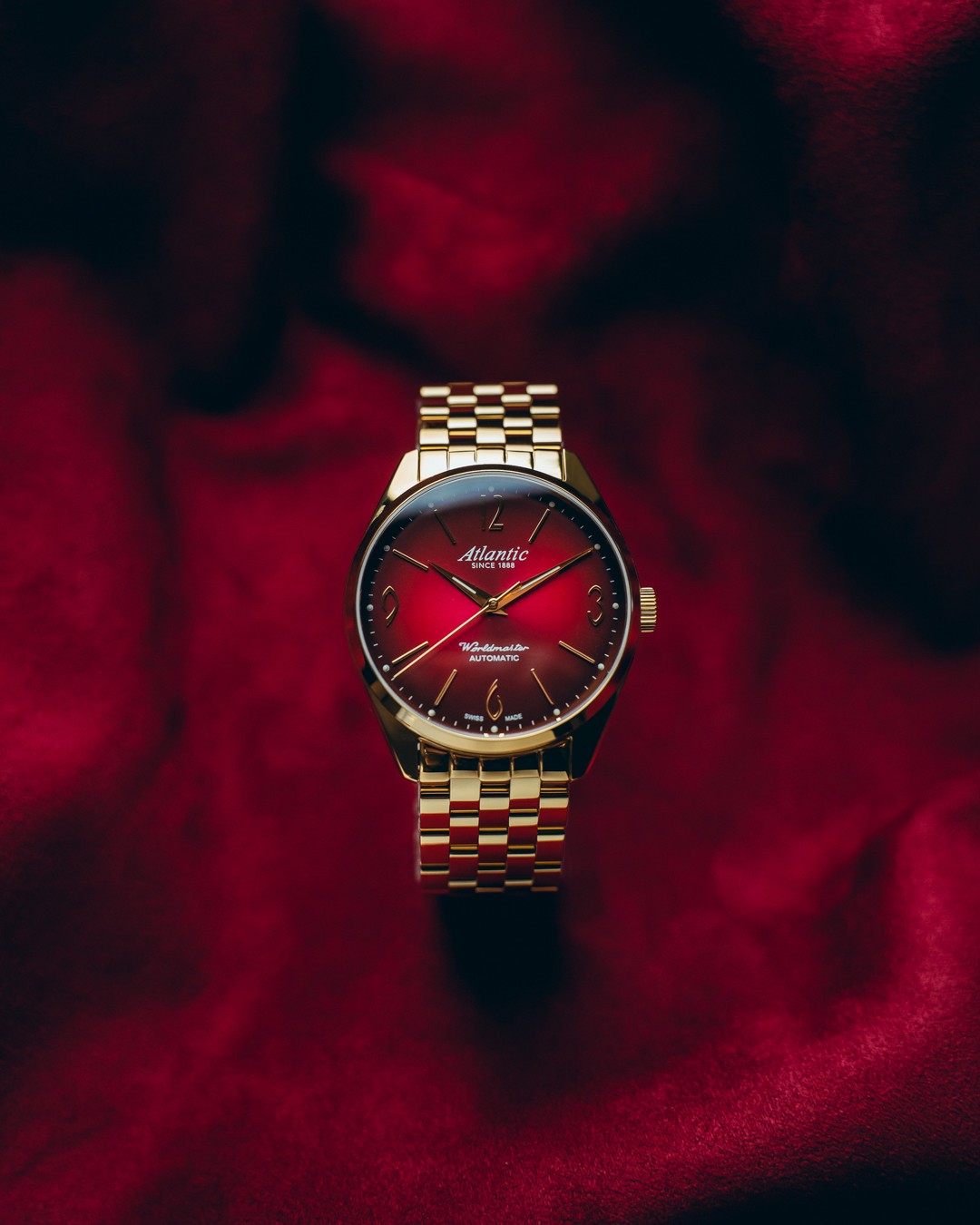 zegarek Atlantic 517524599GM automatyczny męski Worldmaster Worldmaster Art Deco Automatic - miniatura 5