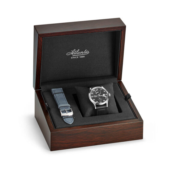 zegarek Atlantic 537814163 automatyczny męski Worldmaster Worldmaster Regulator Automatic - miniatura 9