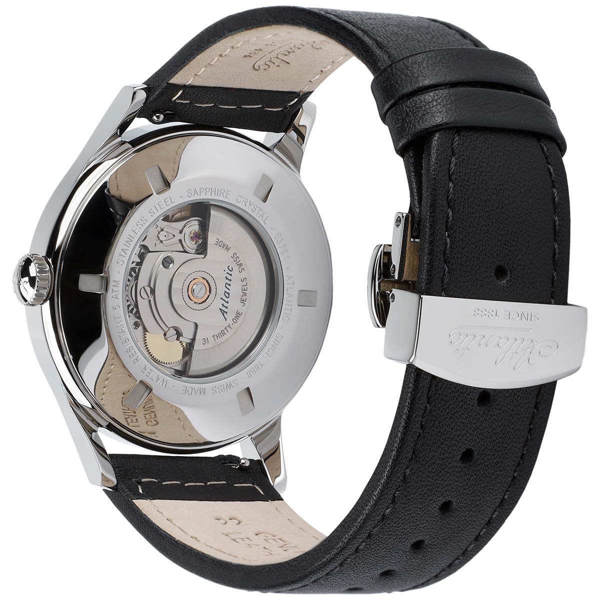 zegarek Atlantic 537814163 Worldmaster Regulator Automatic Worldmaster szafirowe - miniatura 4