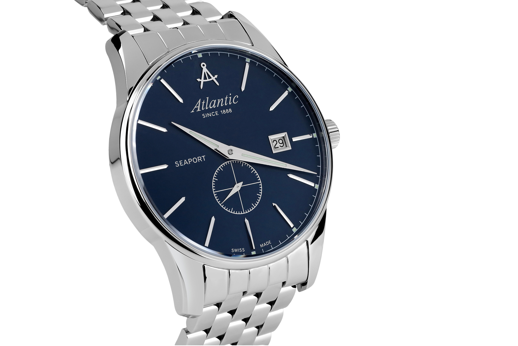 zegarek Atlantic 563574151 srebrny Seaport