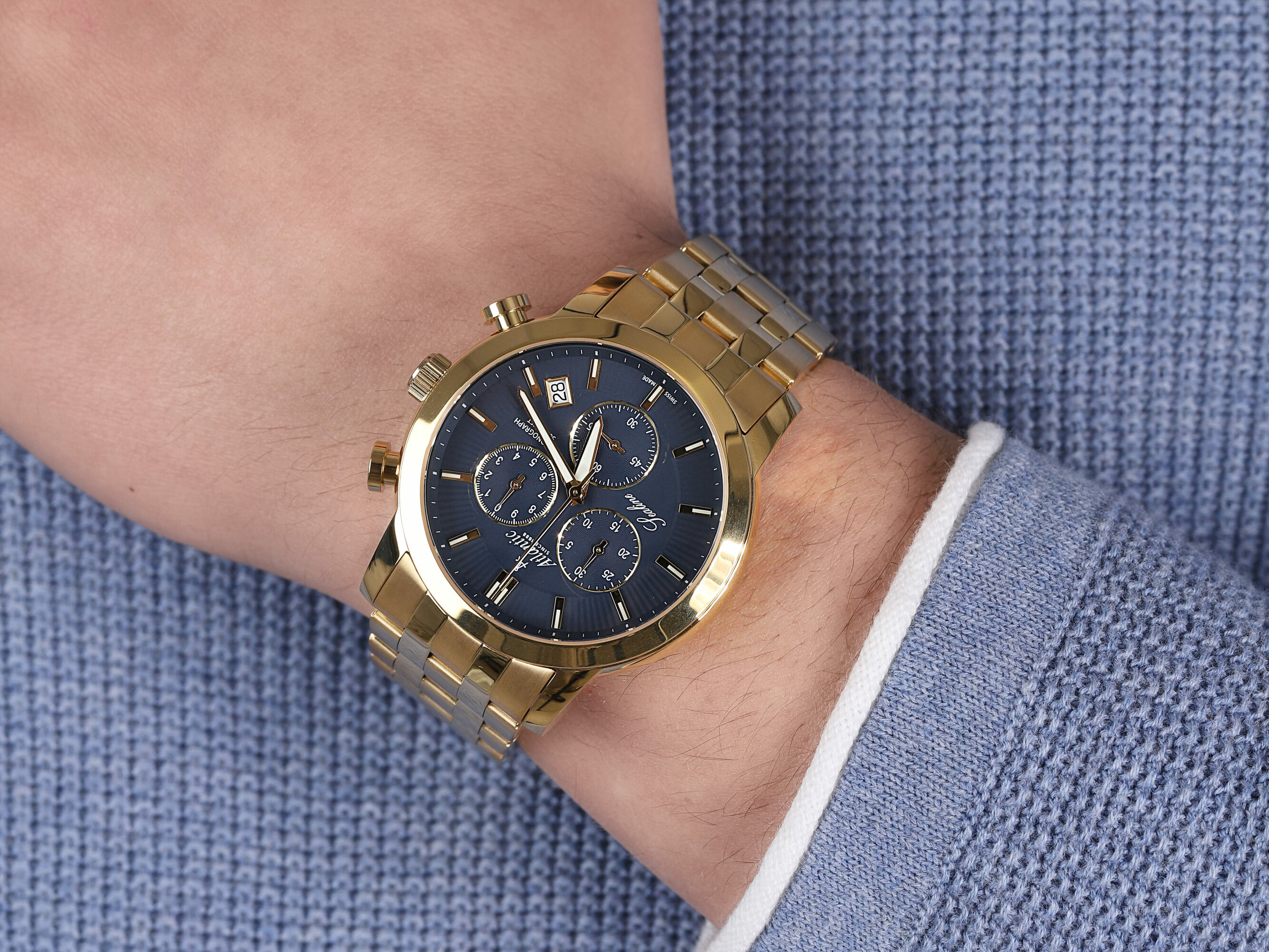 zegarek Atlantic 62455.45.51 męski z chronograf Sealine - miniatura 2