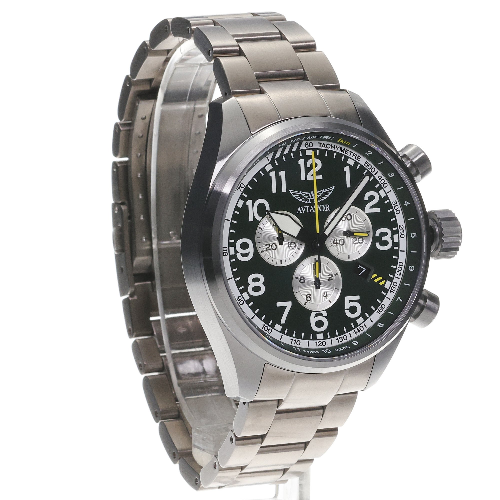 zegarek Aviator V22571715 szary Airacobra - miniatura 3