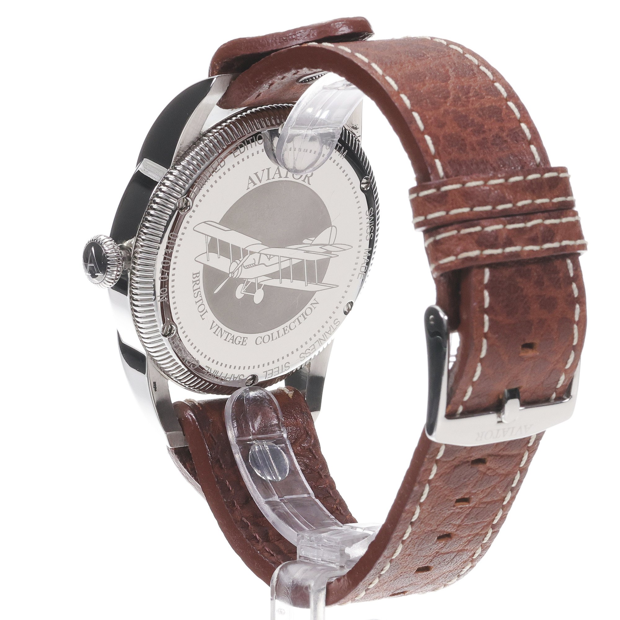 zegarek Aviator V31801014 automatyczny męski Bristol - miniatura 4