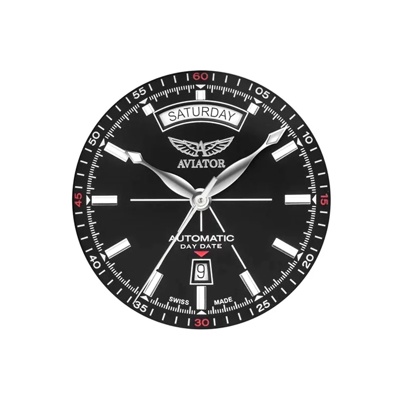 zegarek Aviator V32001424 automatyczny męski Douglas DOUGLAS DAY-DATE - miniatura 10