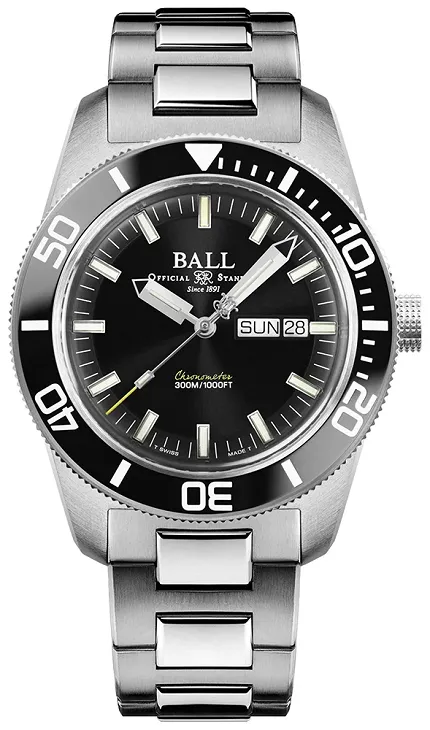 Ball DM3308A-SC-BK Engineer Master II Engineer Master II Skindiver Heritage Automatic Chronometer - zdjęcie 1