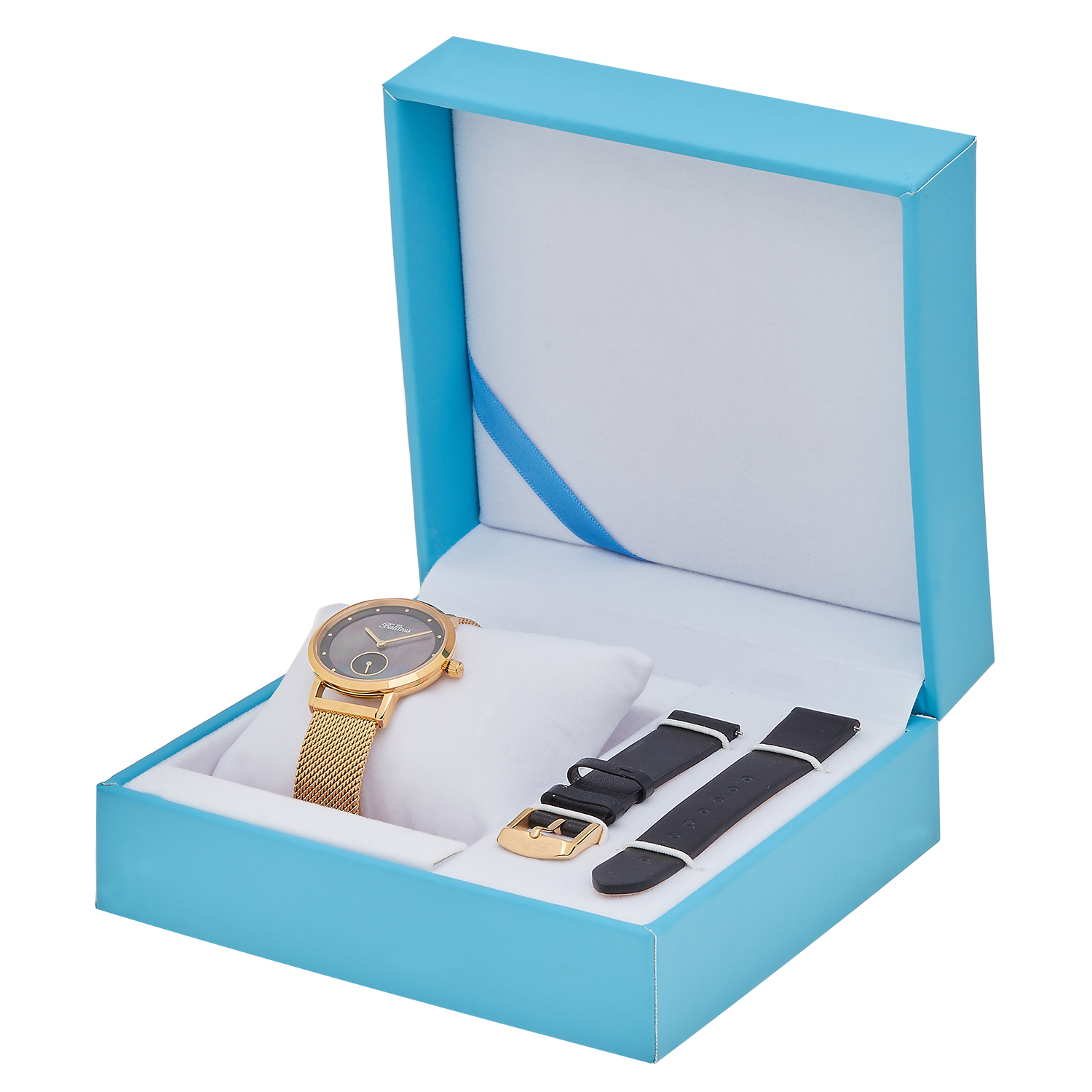 zegarek Balticus BLT-BALNSGB kwarcowy damski Sky New Sky Gold Black Pearl - miniatura 8