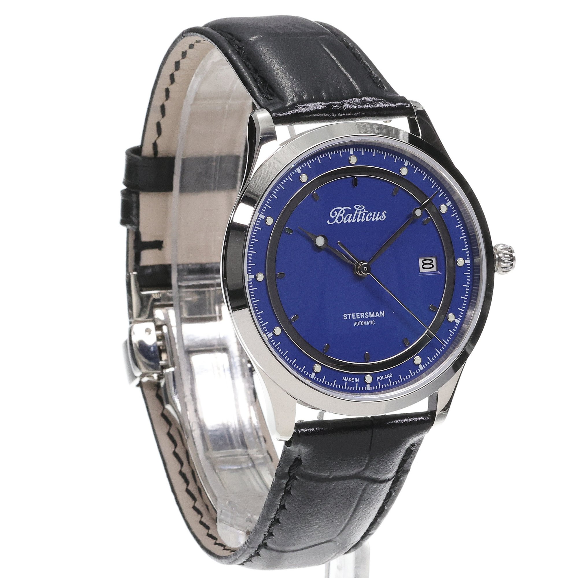 zegarek Balticus BLT-BALSTSBLUS srebrny Steersman - Sternik - miniatura 3