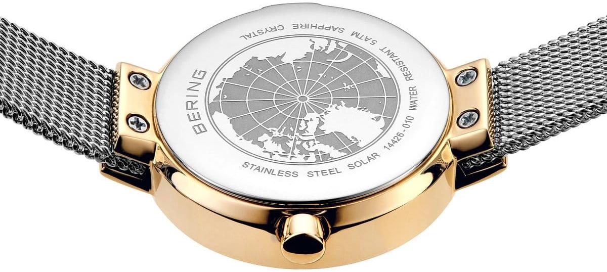 zegarek Bering 14426-010 złoty Solar - miniatura 7