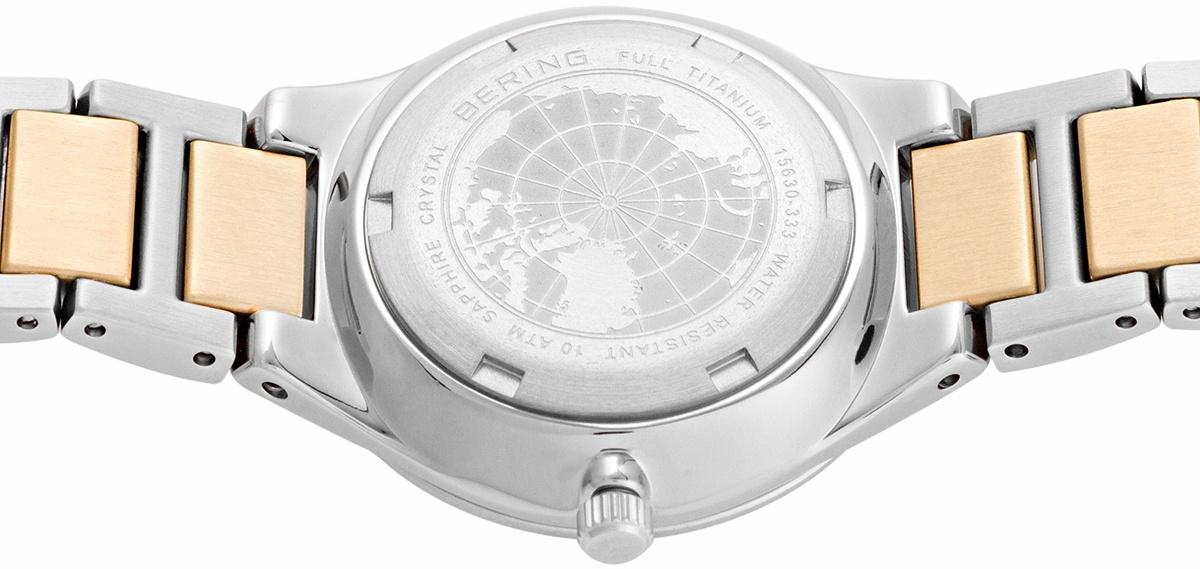 zegarek Bering 15630-701 kwarcowy damski Titanium - miniatura 2