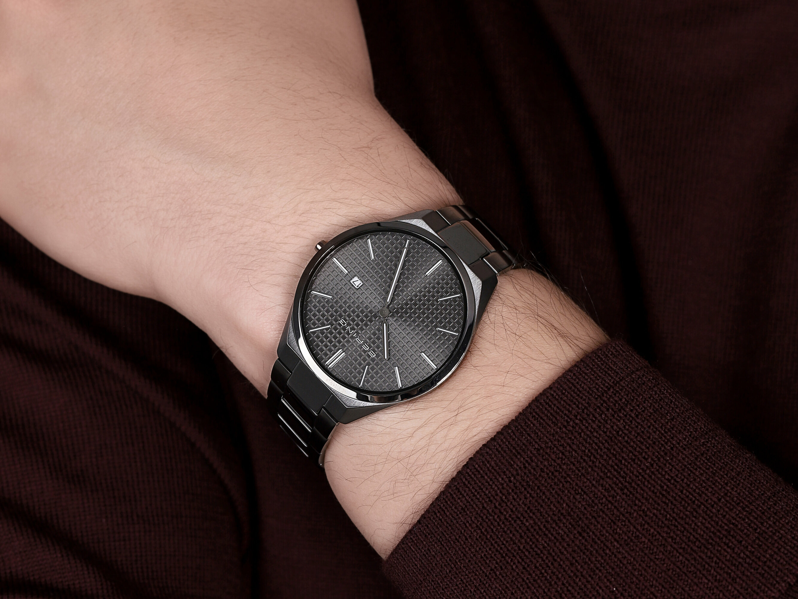 zegarek Bering 17240-777 czarny Ultra Slim