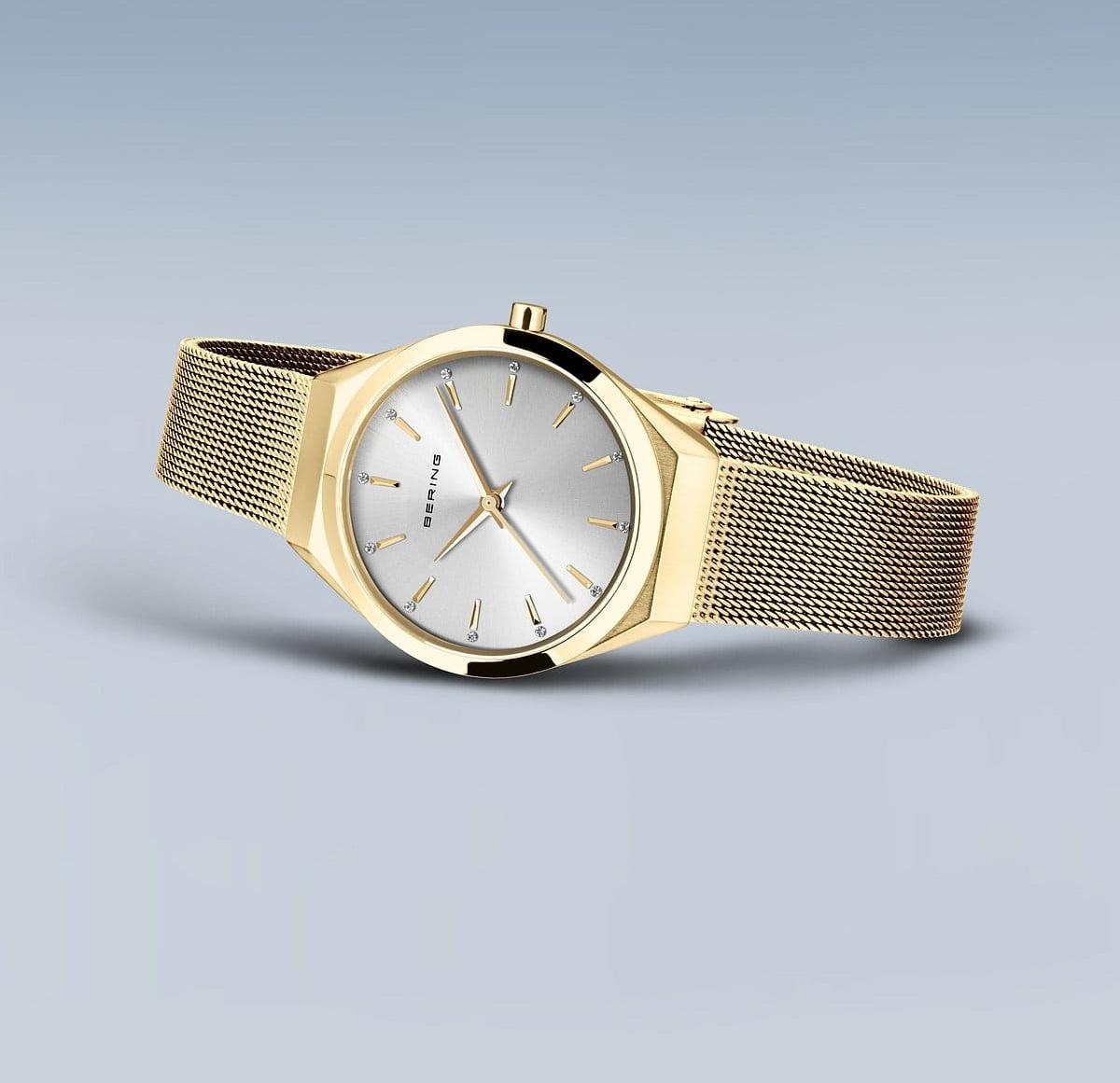 zegarek Bering 18729-330 kwarcowy damski Ultra Slim Ultra Slim Gold Stainless Steel - miniatura 6