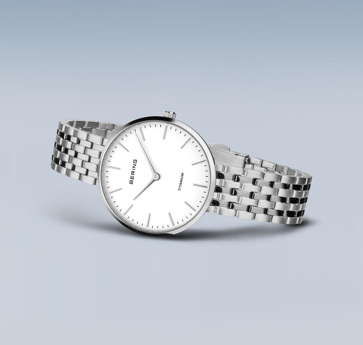 zegarek Bering 19334-004 kwarcowy damski Titanium - miniatura 6