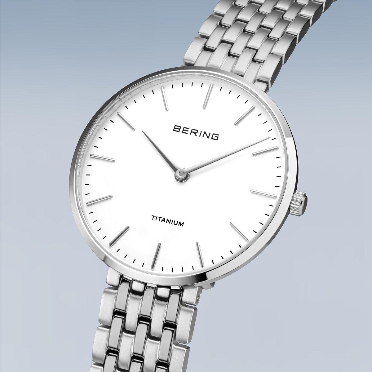 zegarek Bering 19334-004 szary Titanium - miniatura 7