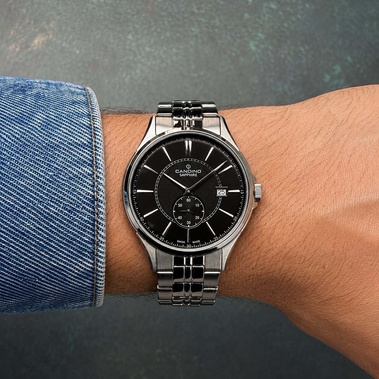 zegarek Candino C4633-4 kwarcowy męski GENTS CLASSIC TIMELESS - miniatura 6