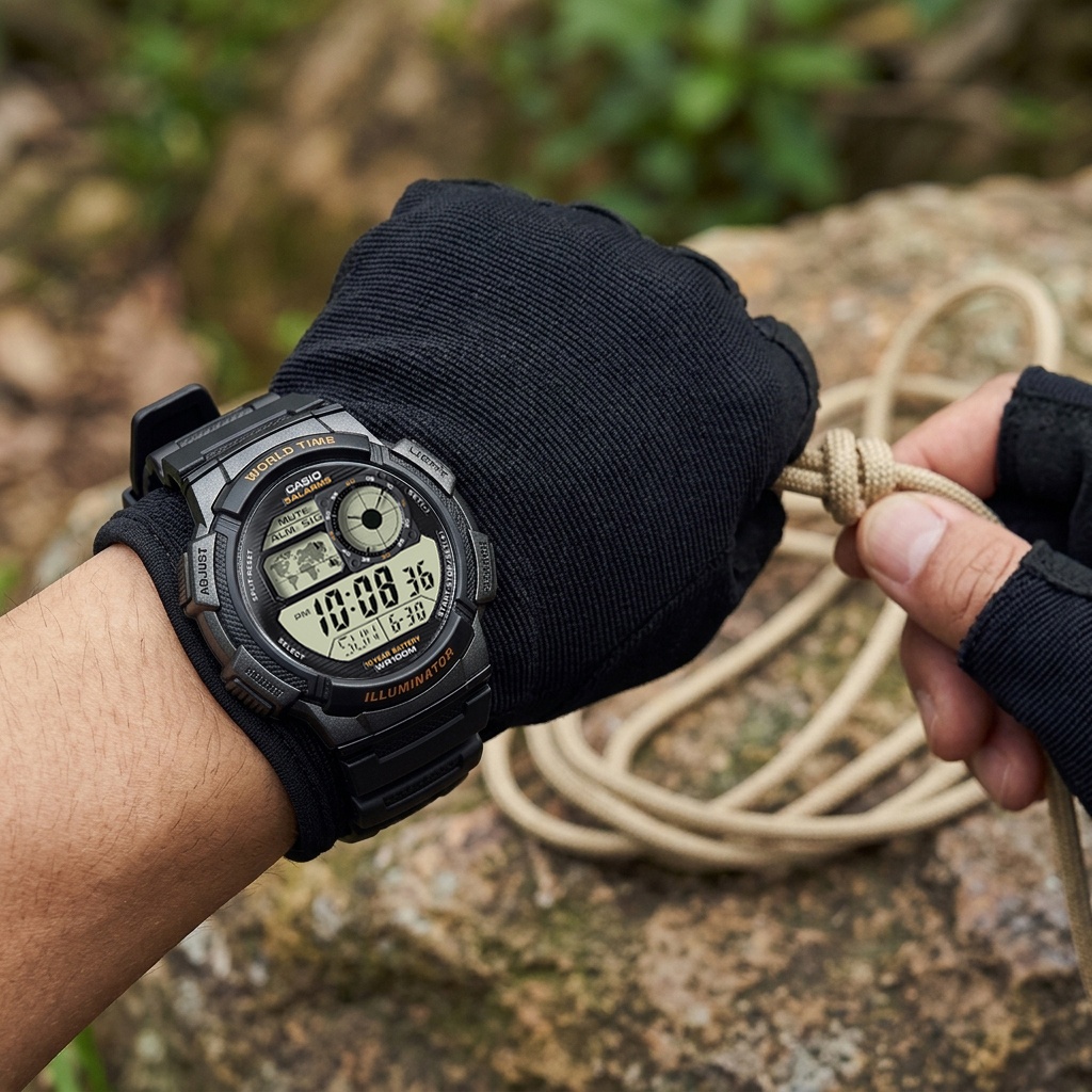 zegarek Casio AE-1000W-1AVEF kwarcowy męski Sportowe - miniatura 6