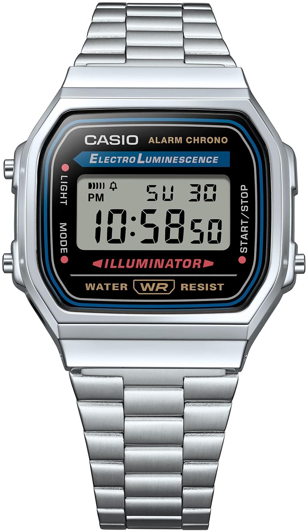 zegarek Casio Vintage A168WA-1YES kwarcowy męski VINTAGE Maxi Iconic - miniatura 4