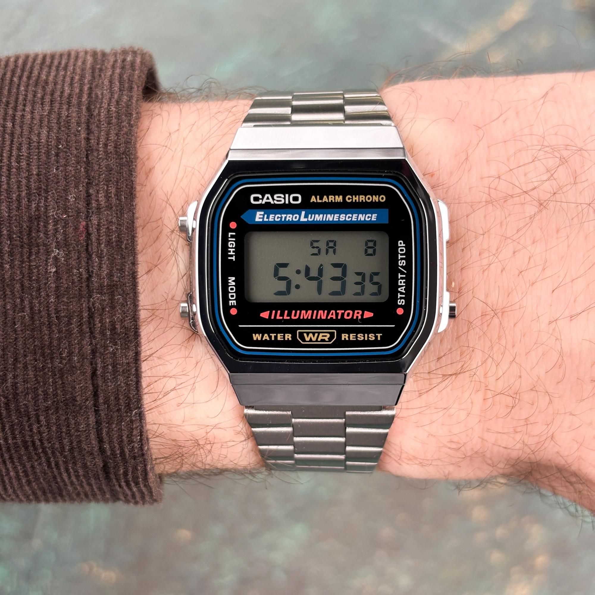 zegarek Casio Vintage A168WA-1YES kwarcowy VINTAGE Maxi - miniatura 12
