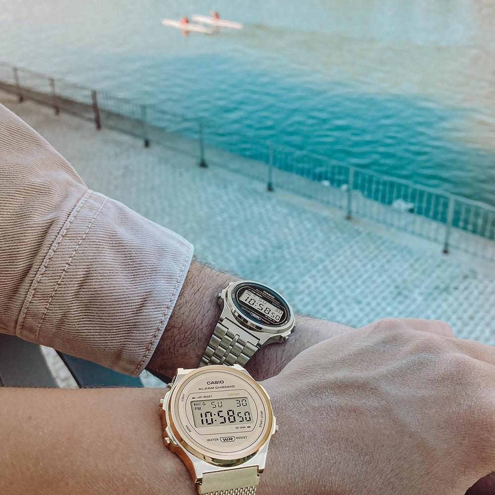 zegarek Casio Vintage A171WEMG-9AEF kwarcowy damski VINTAGE Maxi Iconic - miniatura 6