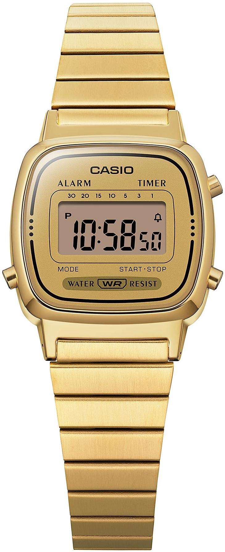 zegarek Casio Vintage LA670WEGA-9EF złoty VINTAGE Mini - miniatura 7