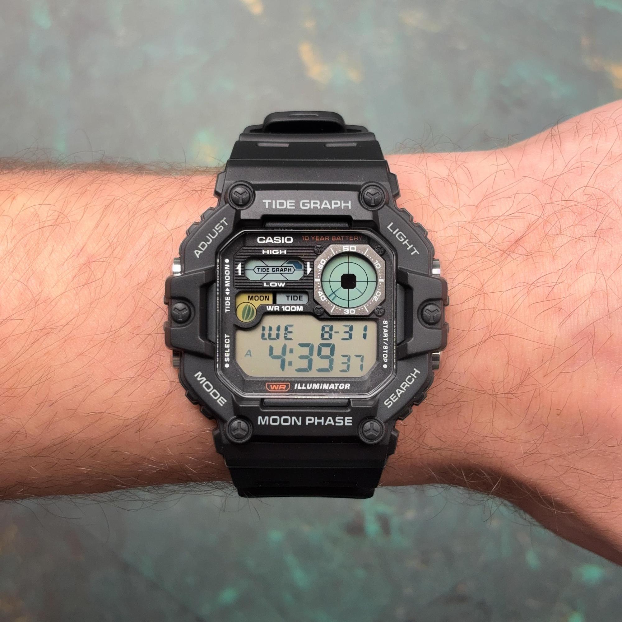 zegarek Casio WS-1700H-1AVEF czarny Sportowe - miniatura 7