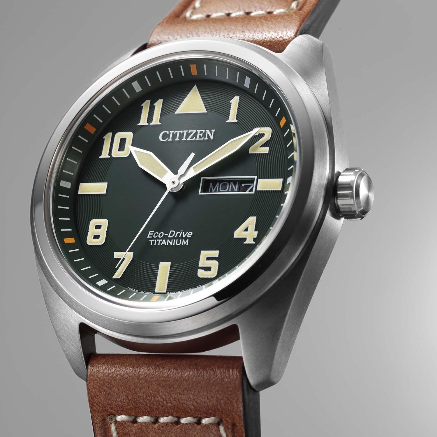 zegarek Citizen BM8560-11XC szary Titanium - miniatura 7