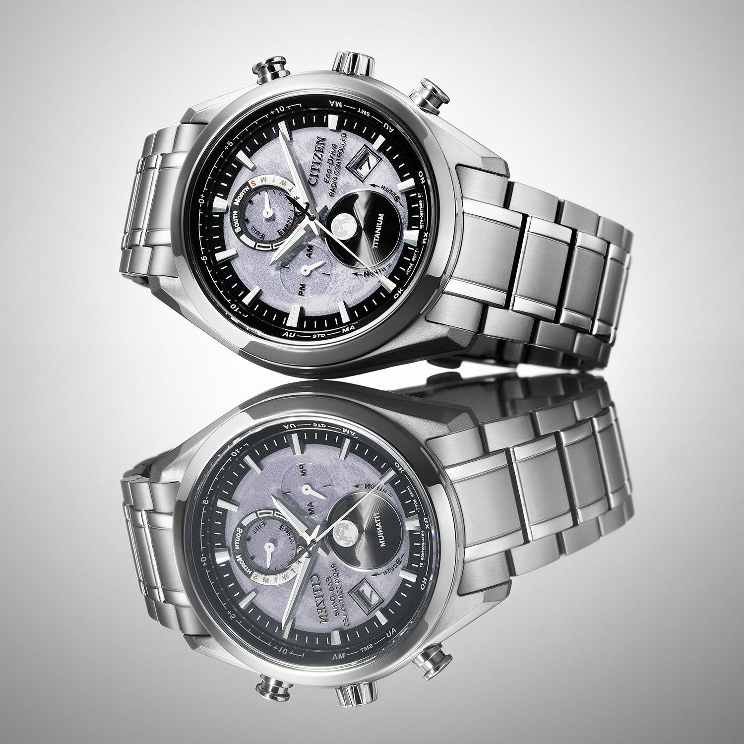 zegarek Citizen BY1010-81H solar męski Radio Controlled Radio Controlled Tsuki-yomi Moonphase Eco-Drive - miniatura 6