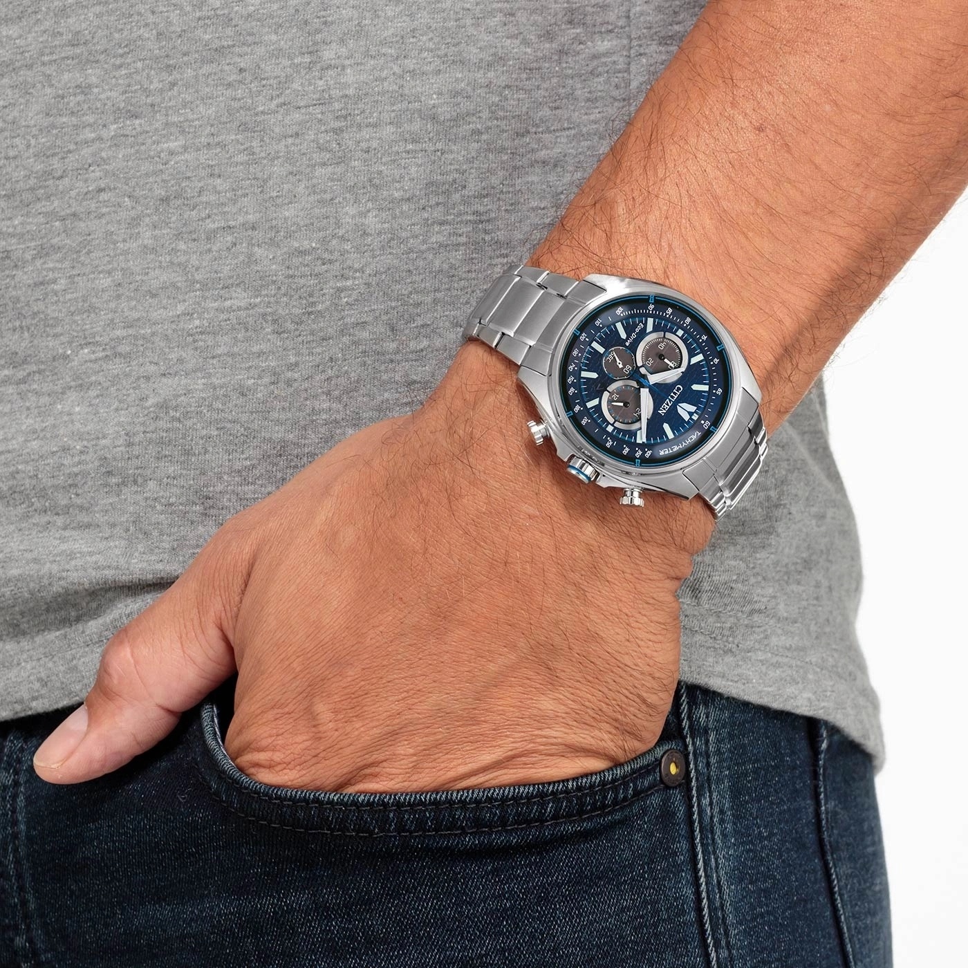 zegarek Citizen CA4560-81L solar męski Ecodrive - miniatura 6