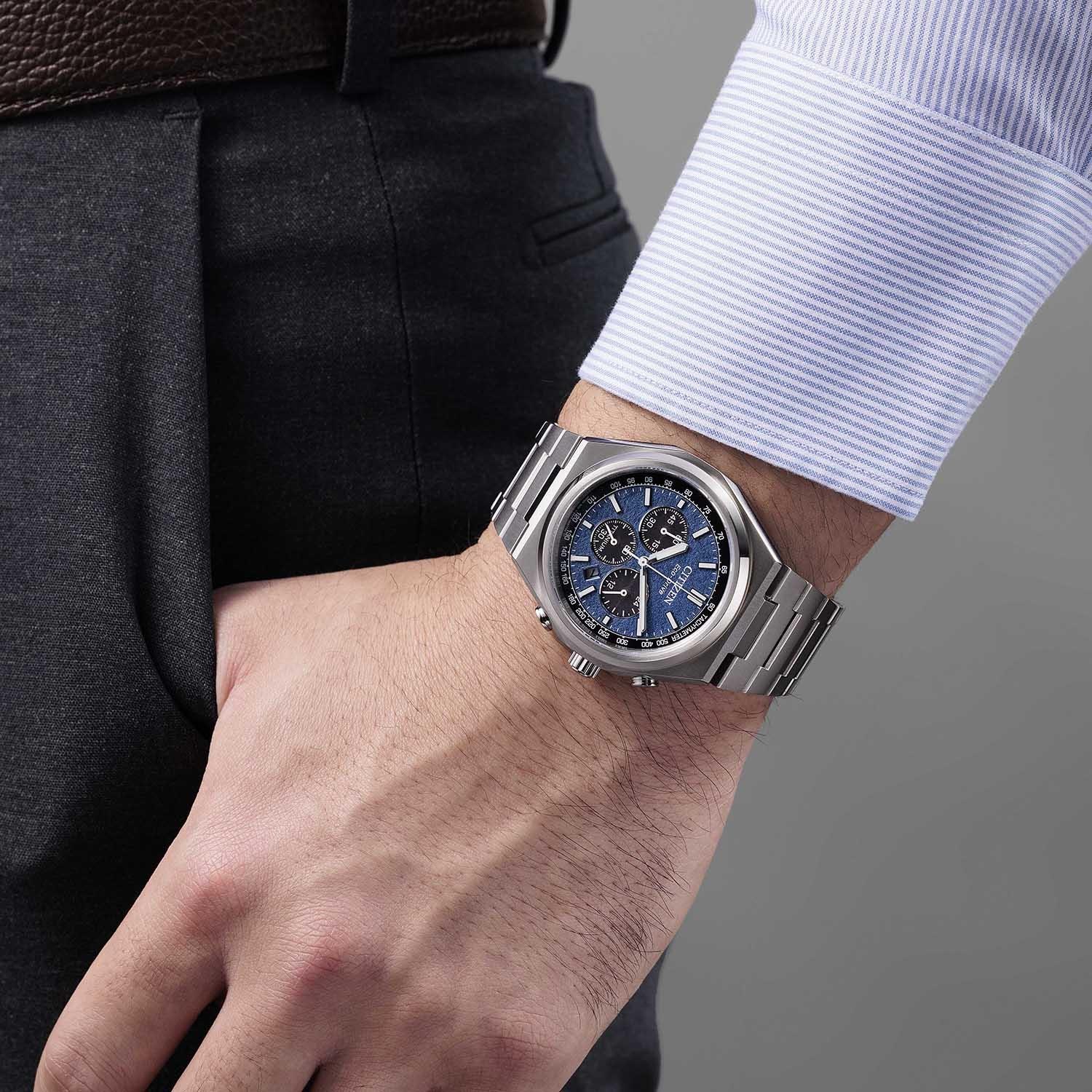 zegarek Citizen CA4610-85L Super Titanium Chronograph męski z tachometr Titanium