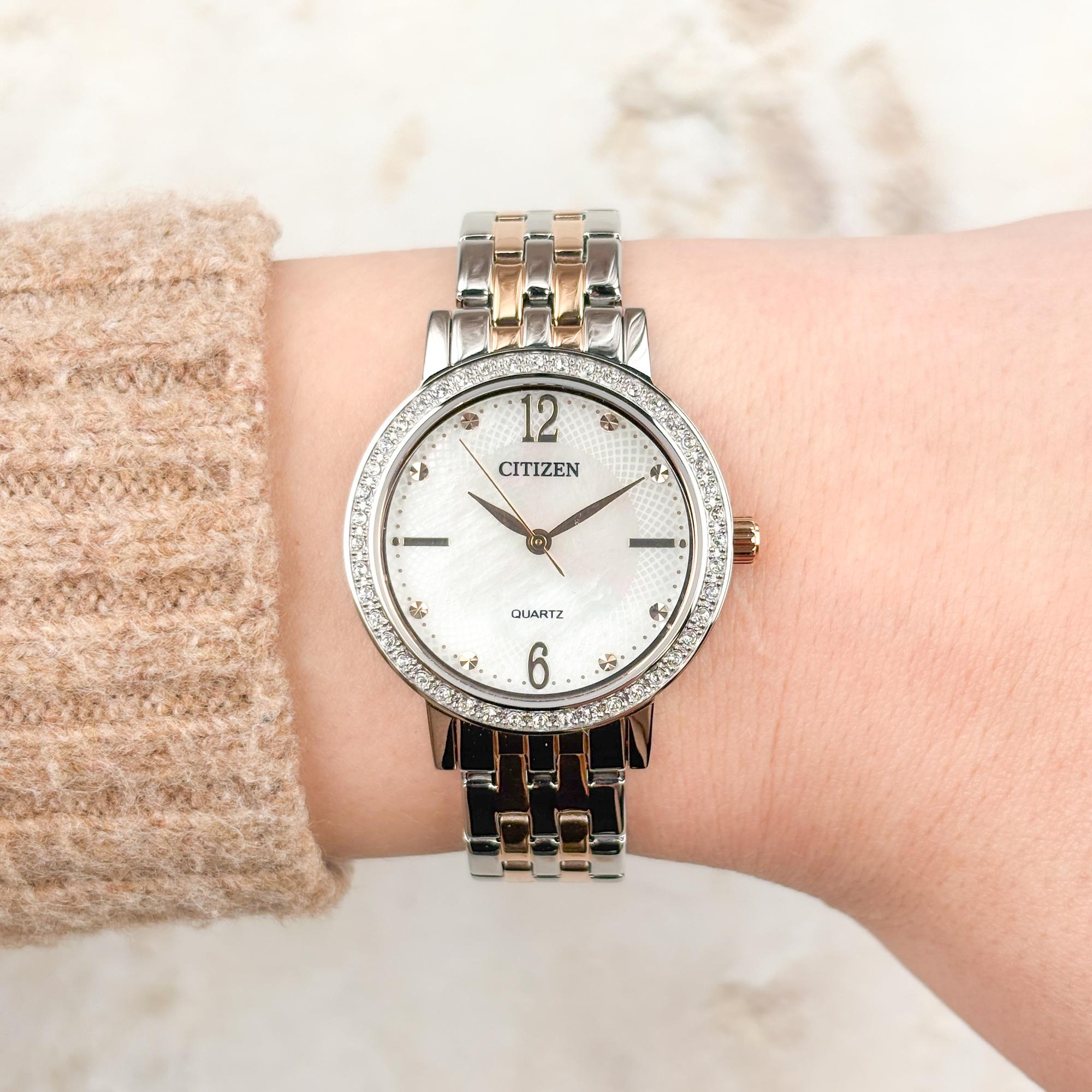 zegarek Citizen EL3106-59D srebrny Lady - miniatura 7