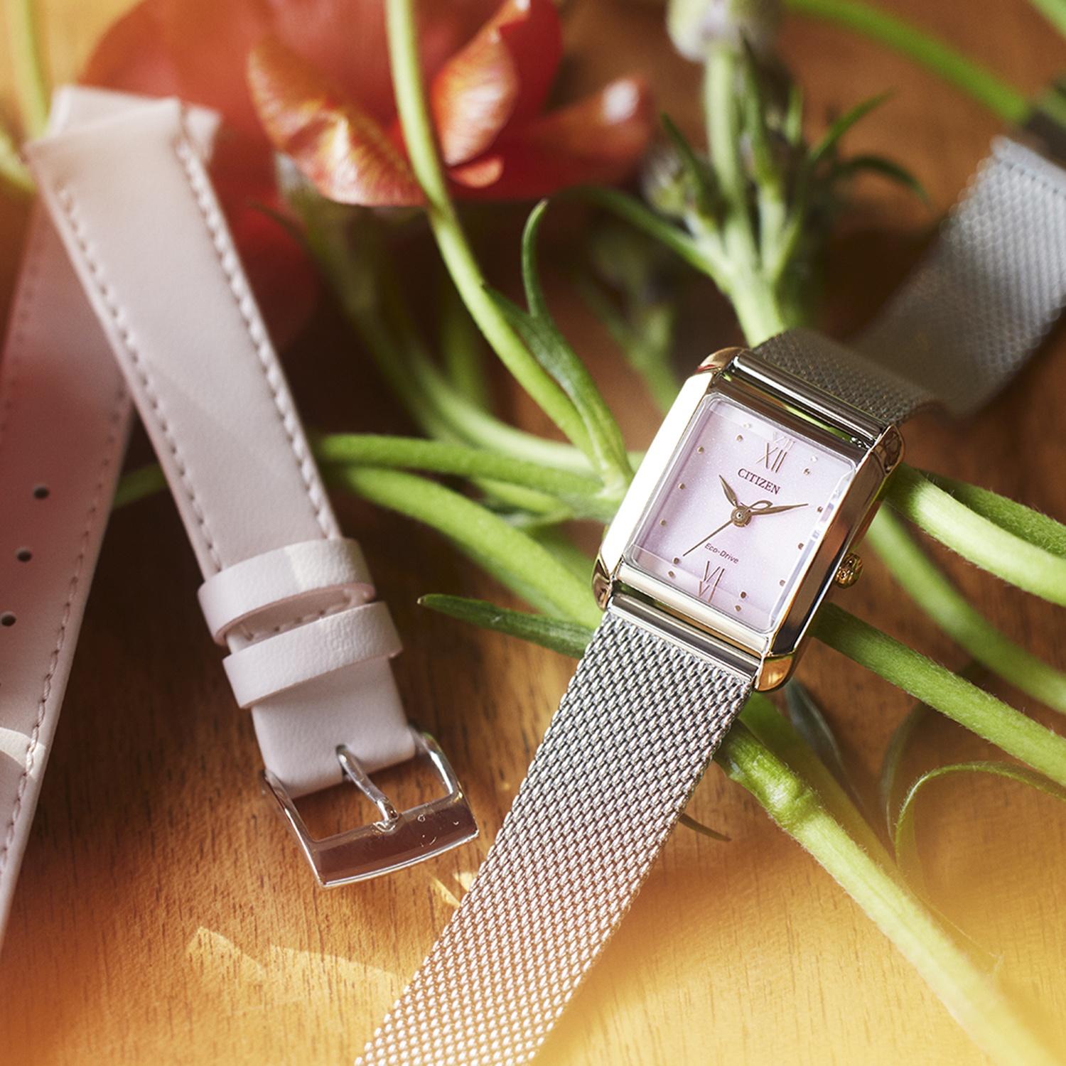 zegarek Citizen EW5596-66X złoty Ecodrive - miniatura 7